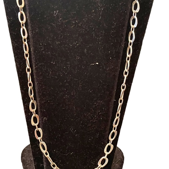 Sterling silver 925 MiLOR Italy fancy chain link necklace - Picture 2 of 7